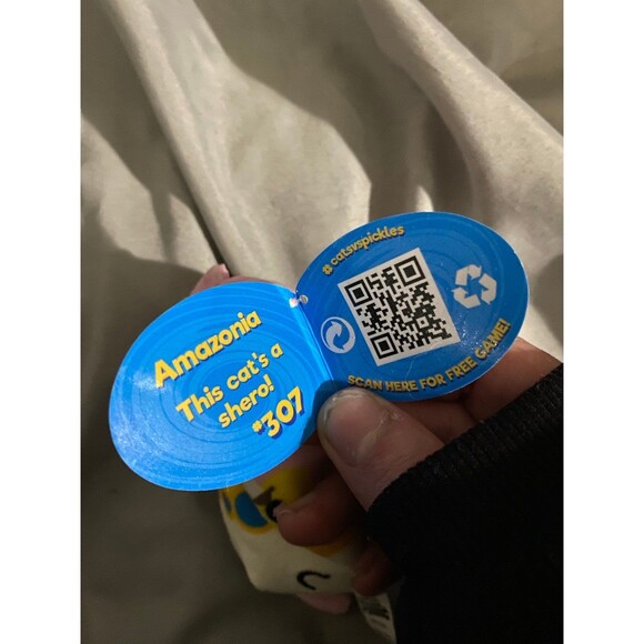 Cats Vs Pickles Beanbag Plush Gold Series #307 Amazonia NEW 5in - Picture 2 of 5